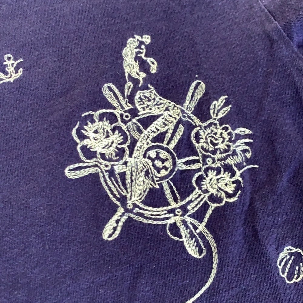 J Crew nautical embroidered tee - Picture 8 of 16